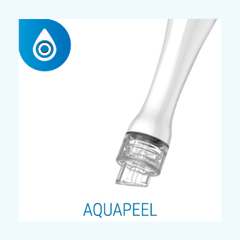 Aplicador Aquapeel del sistema AquaPure para limpieza facial profunda y exfoliación con hidrodermoabrasión médica