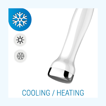 Aplicador de frío y calor del tratamiento AquaPure para tonificar, calmar e hidratar la piel